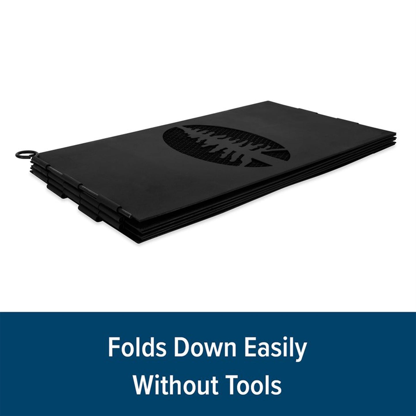 Camco Portable 27 x 8.5" Outdoor Campfire Ring with Bag for Wood Burning Fires