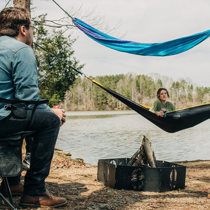 Camco Portable 27 x 8.5" Outdoor Campfire Ring with Bag for Wood Burning Fires