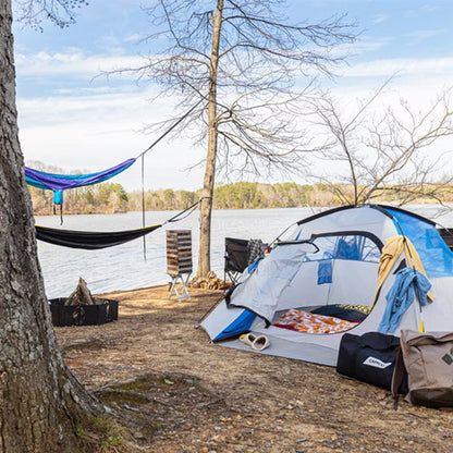 Camco Portable 27 x 8.5" Outdoor Campfire Ring with Bag for Wood Burning Fires