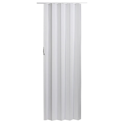 LTL Home Products Via 36" x 80" Vinyl PVC Hinged Single Folding Door, White