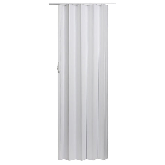 LTL Home Products Via 36" x 80" Vinyl PVC Hinged Single Folding Door, White