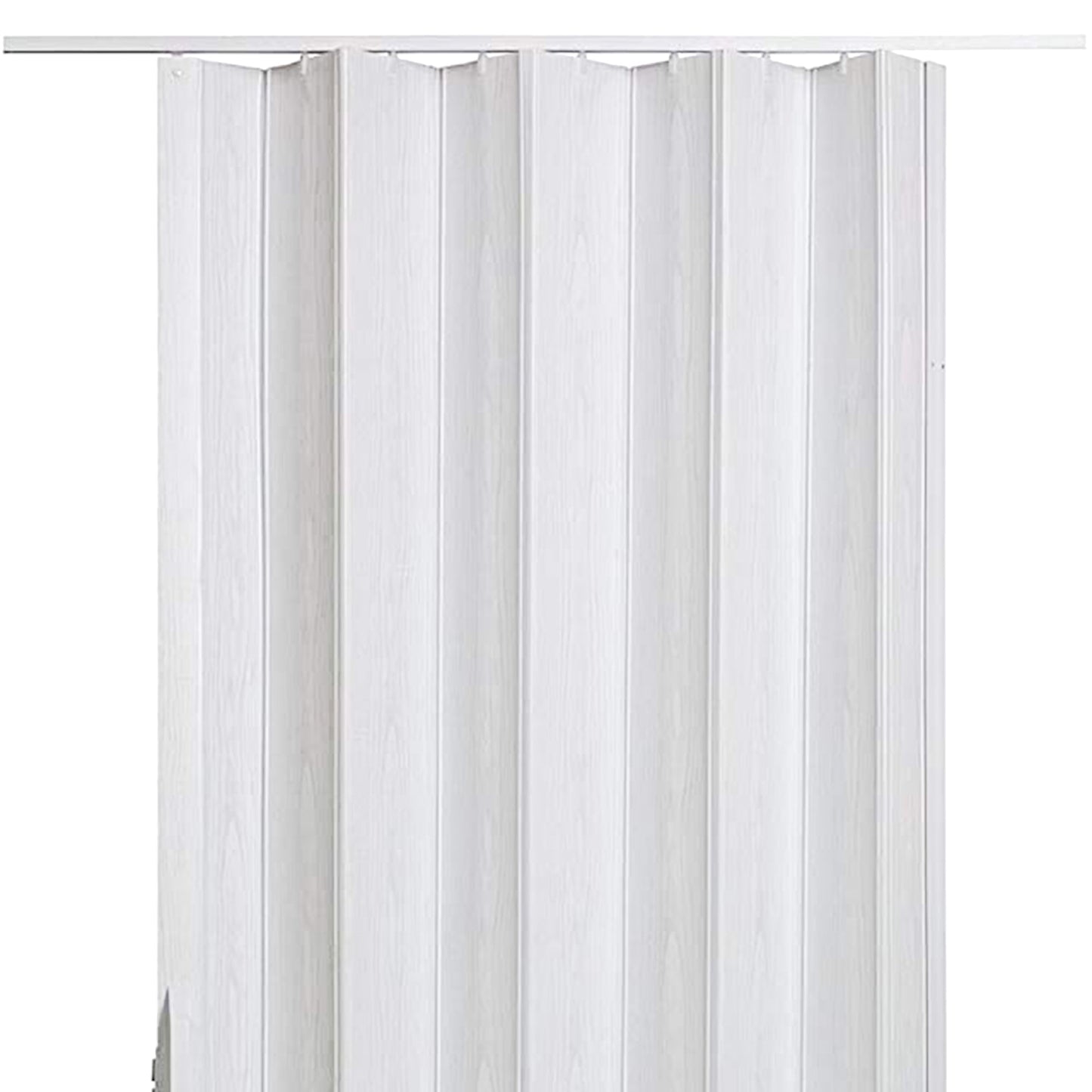 LTL Home Products Via 36" x 80" Vinyl Hinged Single Folding Door, White Mist