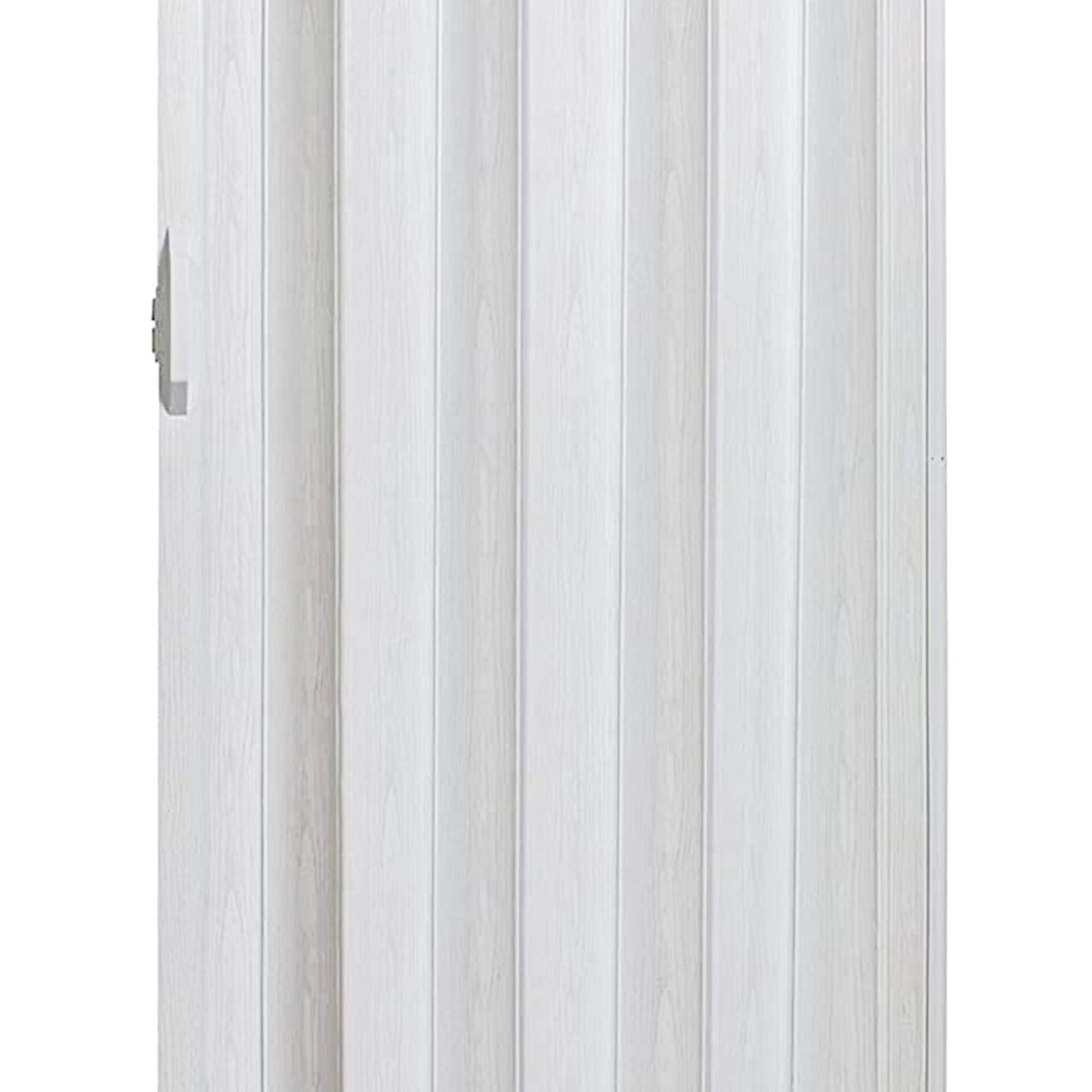 LTL Home Products Via 36" x 80" Vinyl Hinged Single Folding Door, White Mist