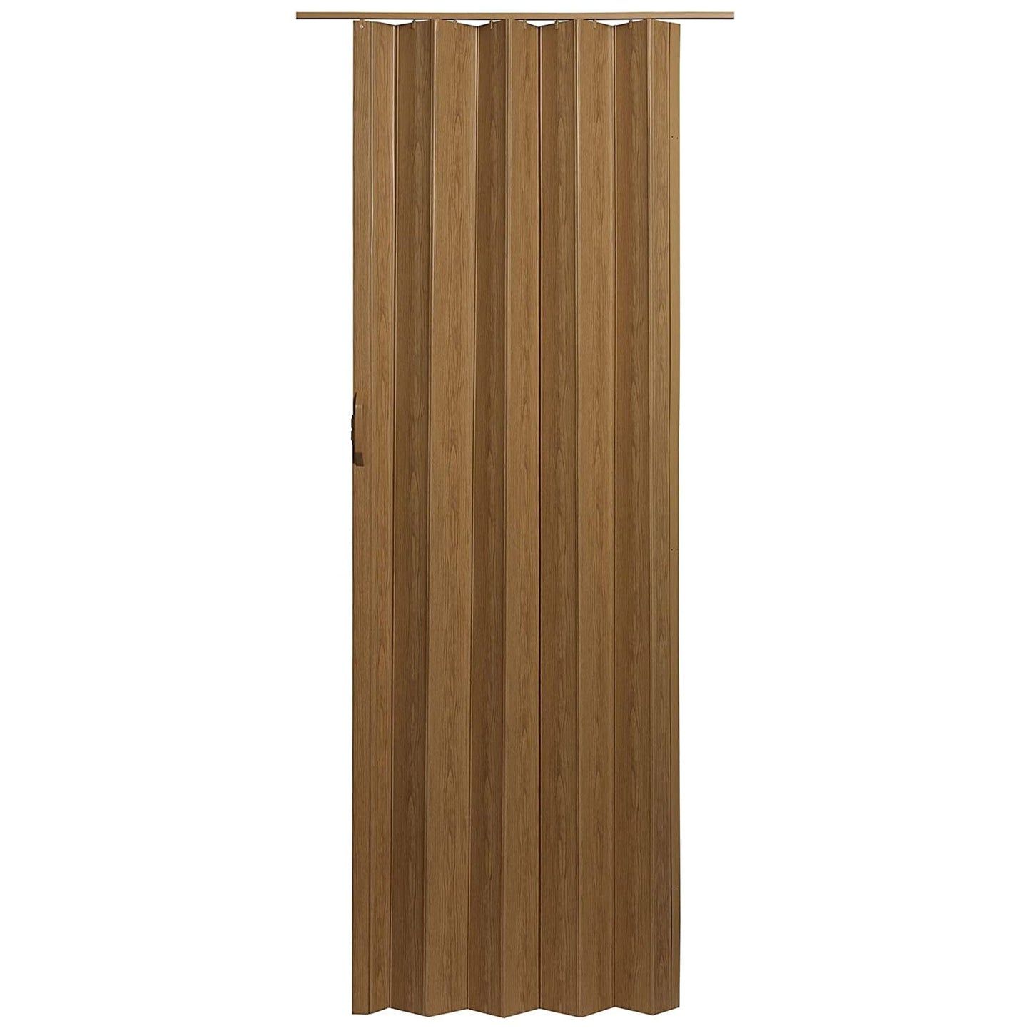 LTL Home Products Via 36" x 80" Vinyl Hinged Single Folding Door, Oak Brown