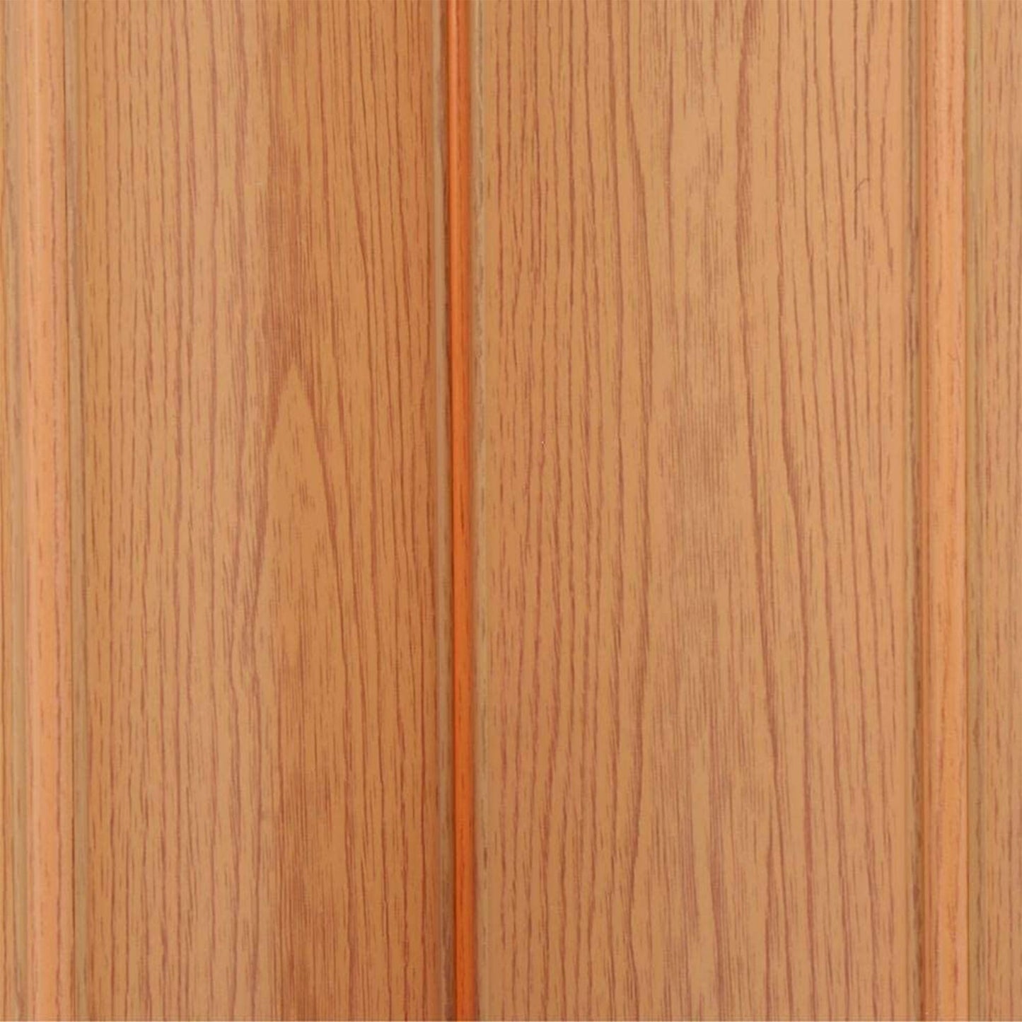 LTL Home Products Via 36" x 80" Vinyl Hinged Single Folding Door, Oak Brown