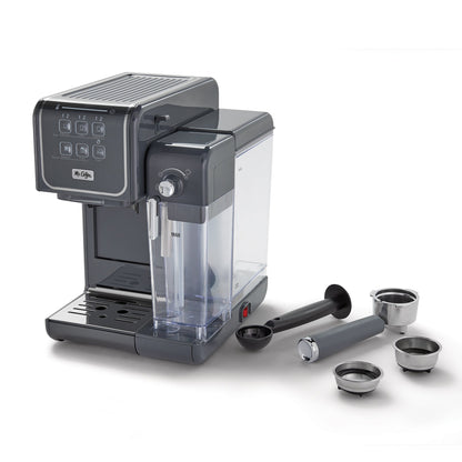 Mr. Coffee One-Touch CoffeeHouse+ Espresso, Cappuccino, and Latte Maker, Grey
