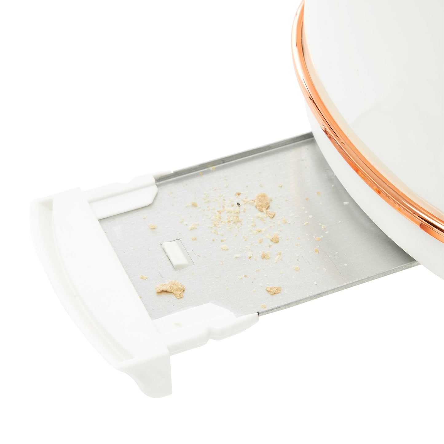 Haden Heritage 2 Slice Wide Slot Stainless Steel Toaster, Ivory & Copper