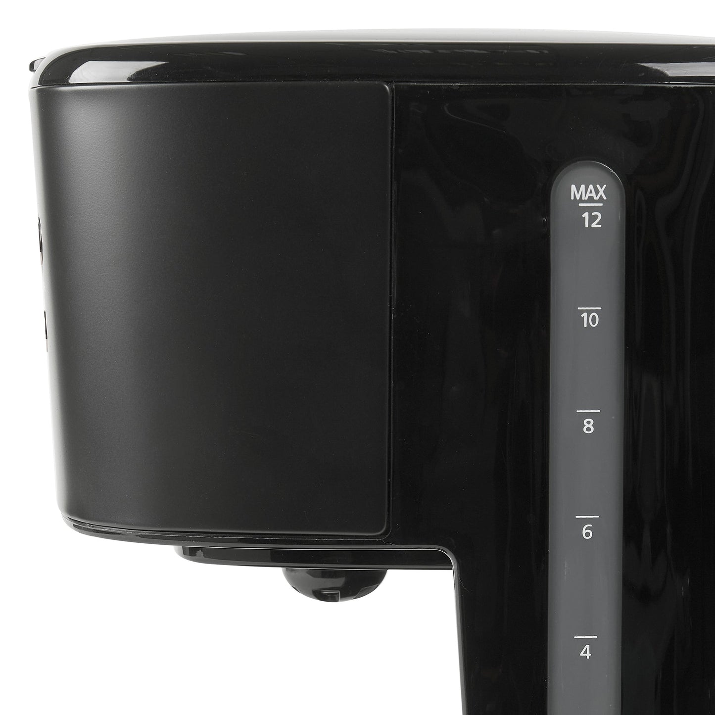 Haden Coffee Machine, 12 Cup Programmable Drip Coffee Maker, Black & Chrome