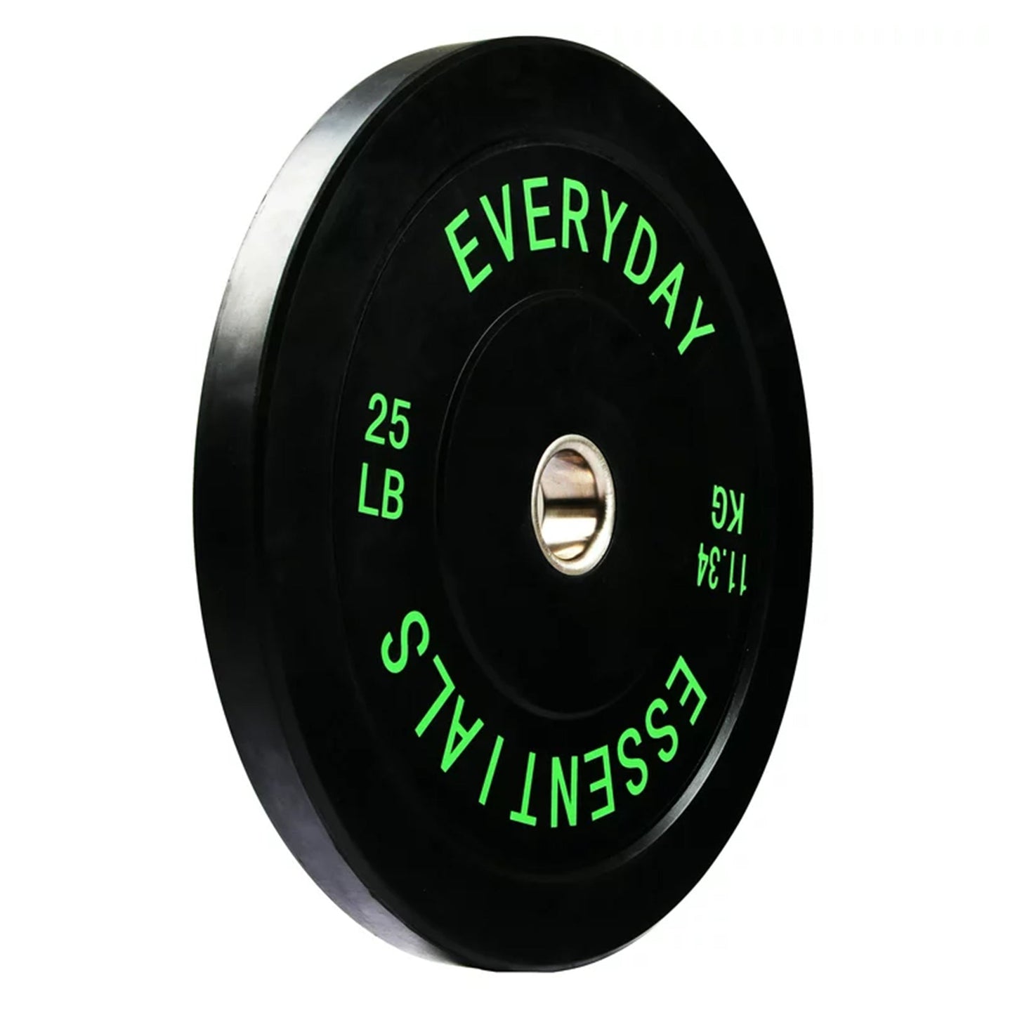 BalanceFrom Everyday Essentials 25 Pound Olympic Weight Plate, 1 Pair, Black