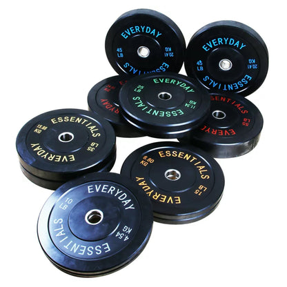 BalanceFrom Everyday Essentials 25 Pound Olympic Weight Plate, 1 Pair, Black