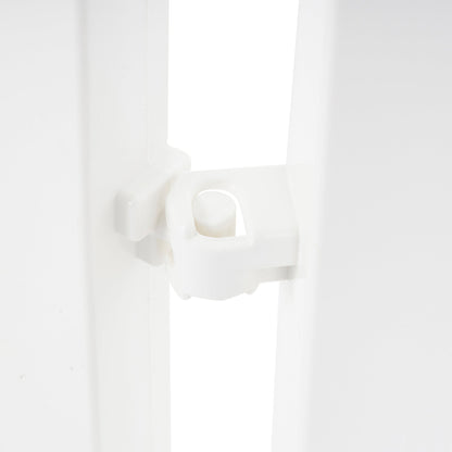 Suncast Grand View 14.5 x 24 Inch Yard Garden Border Fence Panel, White (4 Pack)