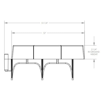 Suncast 12 Inch Landscape Design Border Decorative Natural Stone Edging (6 Pack)