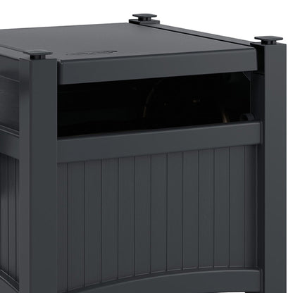 Suncast Hideaway 100 Ft Garden Hose Reel for 5/8 Inch Hoses, Cyberspace (4 Pack)