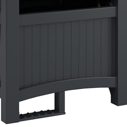 Suncast Hideaway 100 Ft Garden Hose Reel for 5/8 Inch Hoses, Cyberspace (4 Pack)