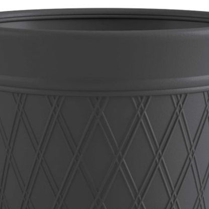 Suncast 14'' x 12" Decorative Hideaway Garden Hose Storage Pot, Gray (8 Pack)