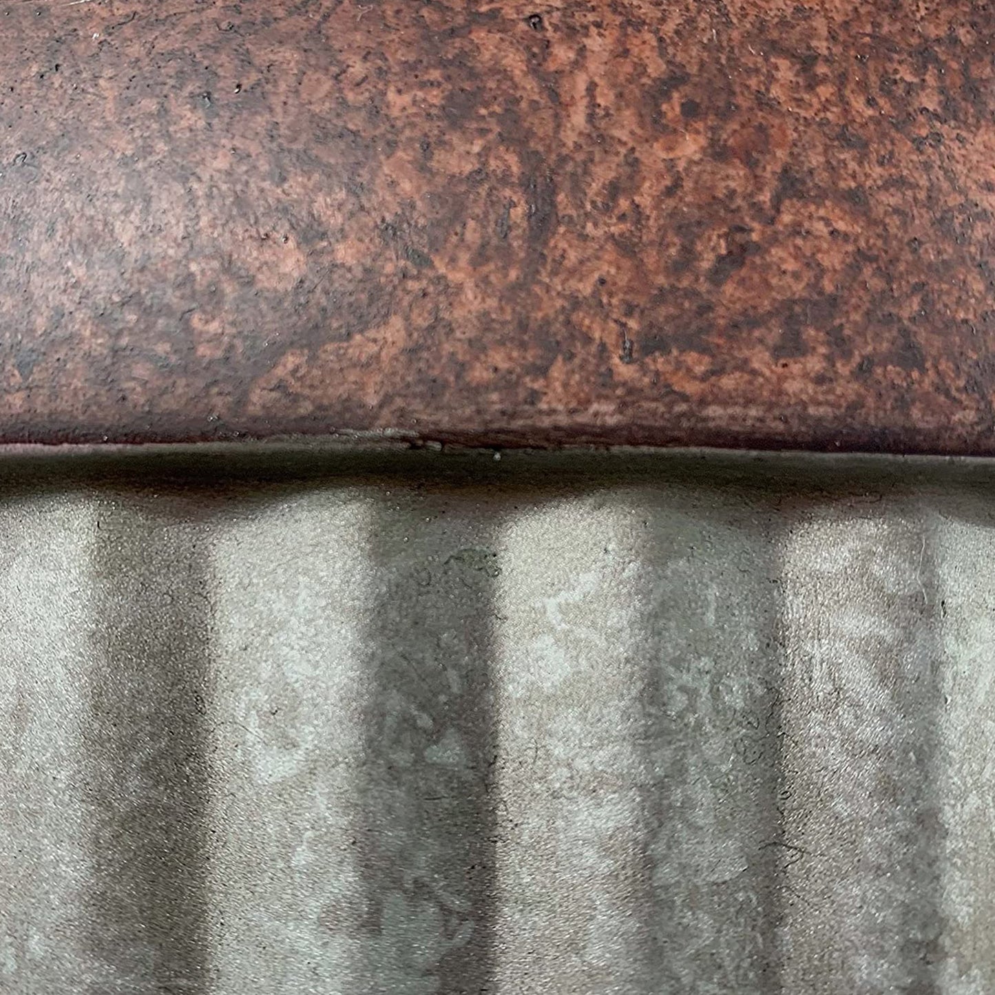 Southern Patio Westlake Collection 15" Rustic Round Pleated Planter, Silver