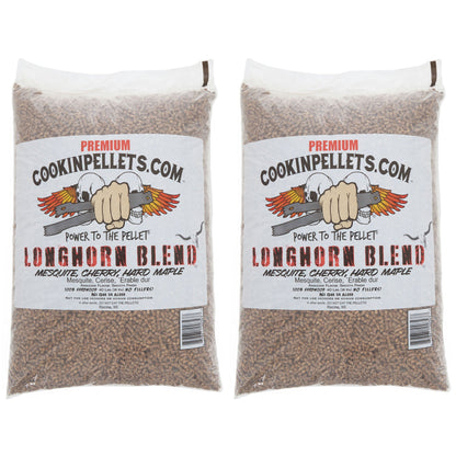 CookinPellets Premium 40 Lbs Apple Mash Hard Maple Smoker Wood Pellets, (2 Pack)