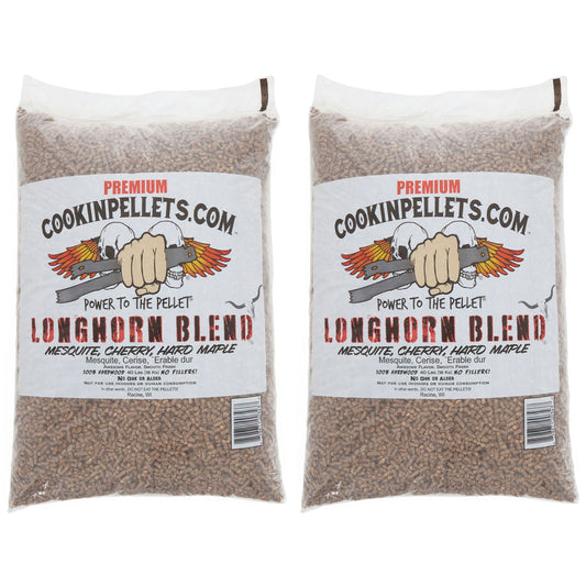 CookinPellets Premium 40 Lbs Apple Mash Hard Maple Smoker Wood Pellets, (2 Pack)