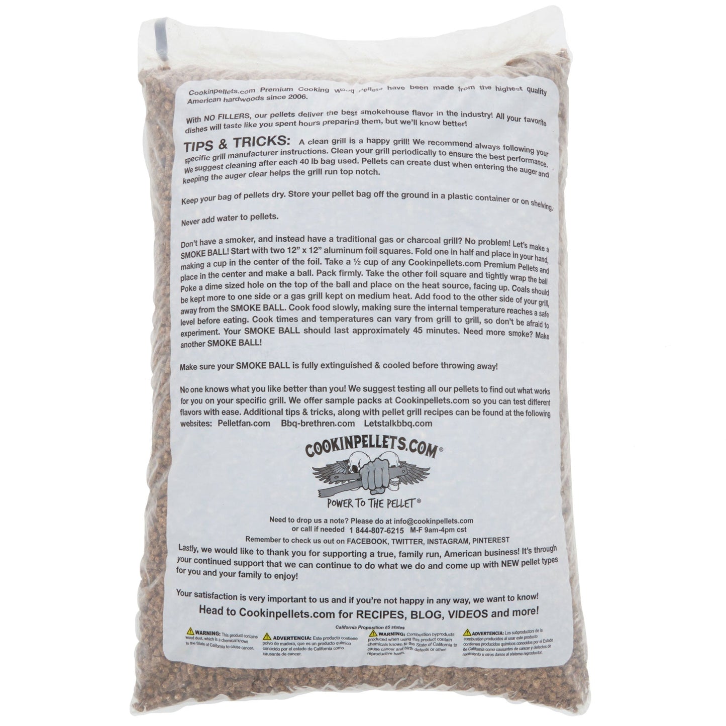 CookinPellets Premium 40 Lbs Apple Mash Hard Maple Smoker Wood Pellets, (2 Pack)