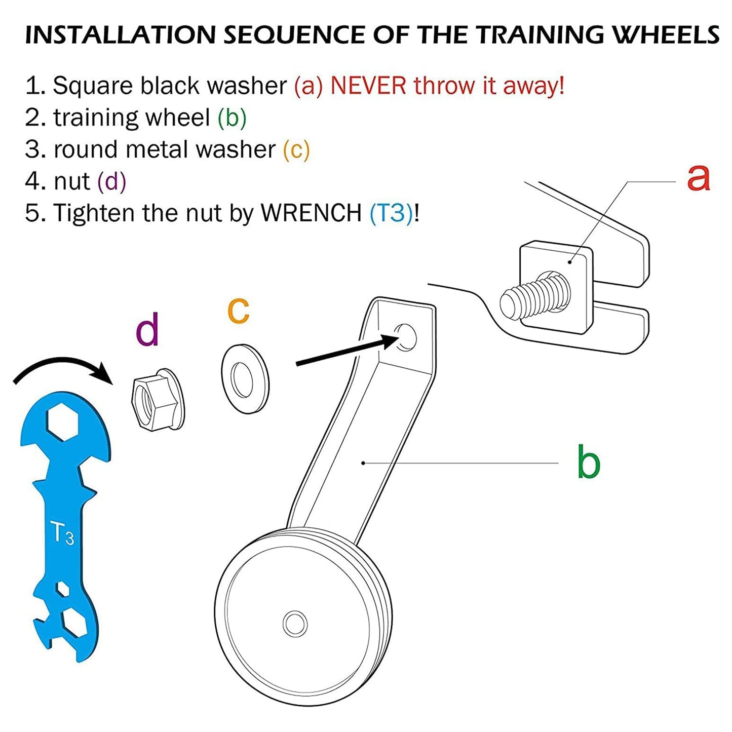 RoyalBaby Chipmunk 12" Toddler Kids Bike with Training Wheels & Bell, Blue