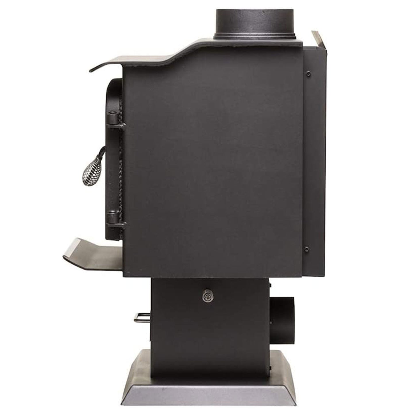 Ashley Hearth Products 1,200 Square Feet 68,000 BTUs Pedestal Wood Stove, Black