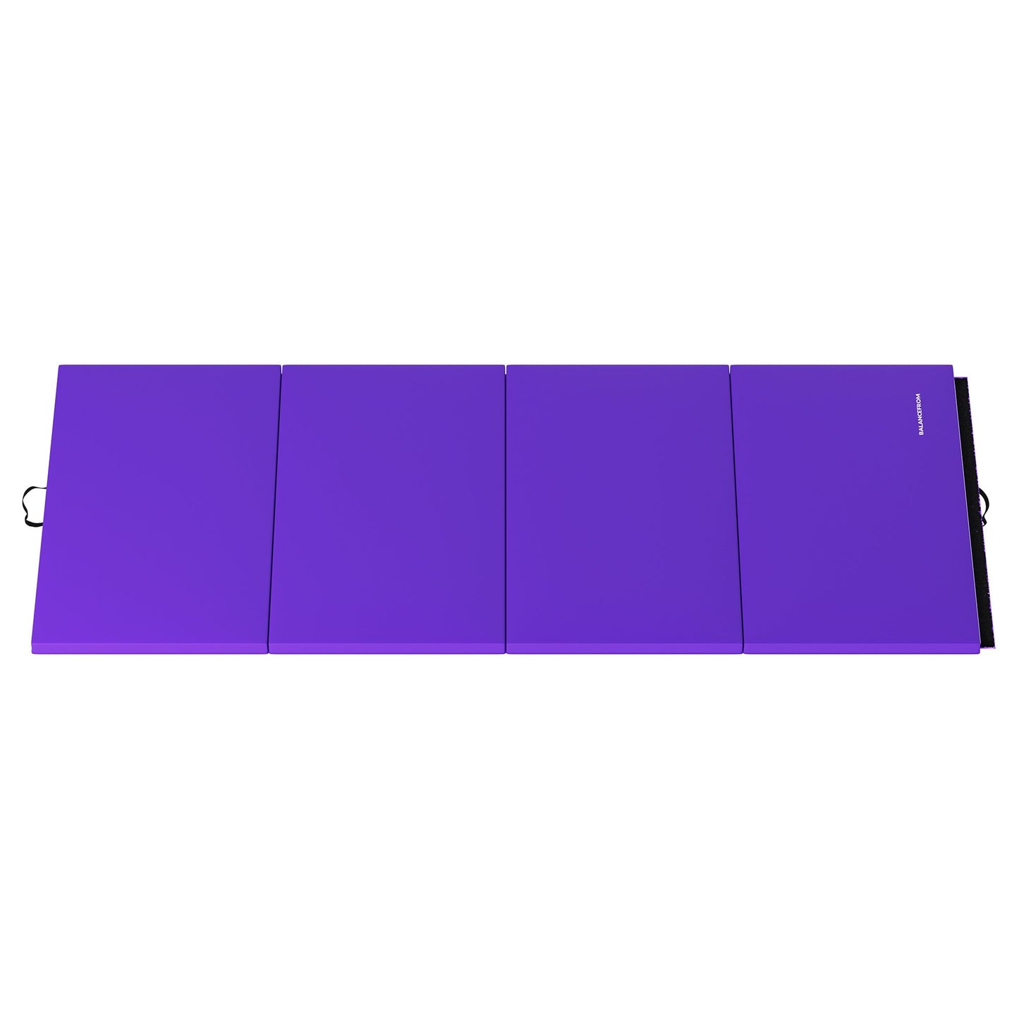 BalanceFrom Fitness Gymnastics Mat with Sectional Floor Balance Beam, Purple