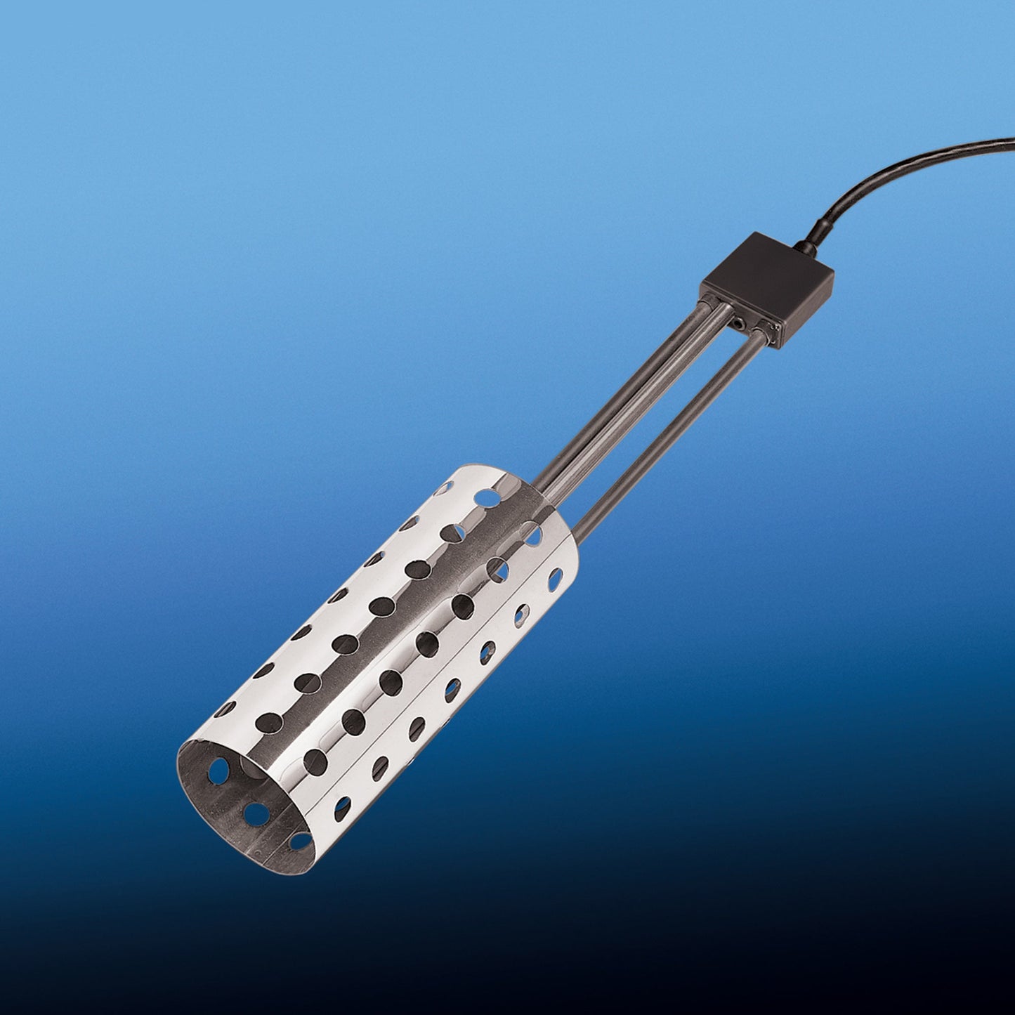 API 1000 Watt Thermostatic Pail or Bucket Water Heater with Wire Guard, Silver