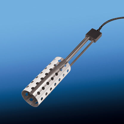 API 1000 Watt Thermostatic Pail or Bucket Water Heater with Wire Guard, Silver