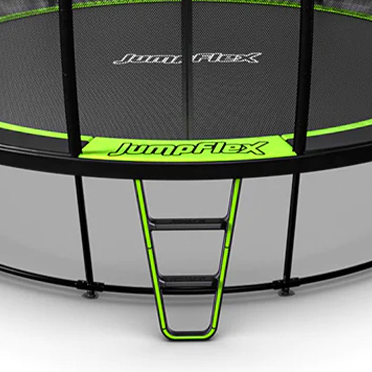 JumpFlex HERO 14' Trampoline for Kids Outdoor Play Equipment with Net & Ladder