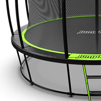 JumpFlex HERO 14' Trampoline for Kids Outdoor Play Equipment with Net & Ladder