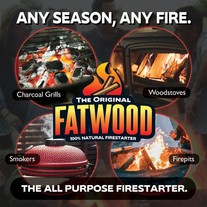 Better Wood Products All Natural Pine Wood Fatwood Firestarter, 5 Pound Box