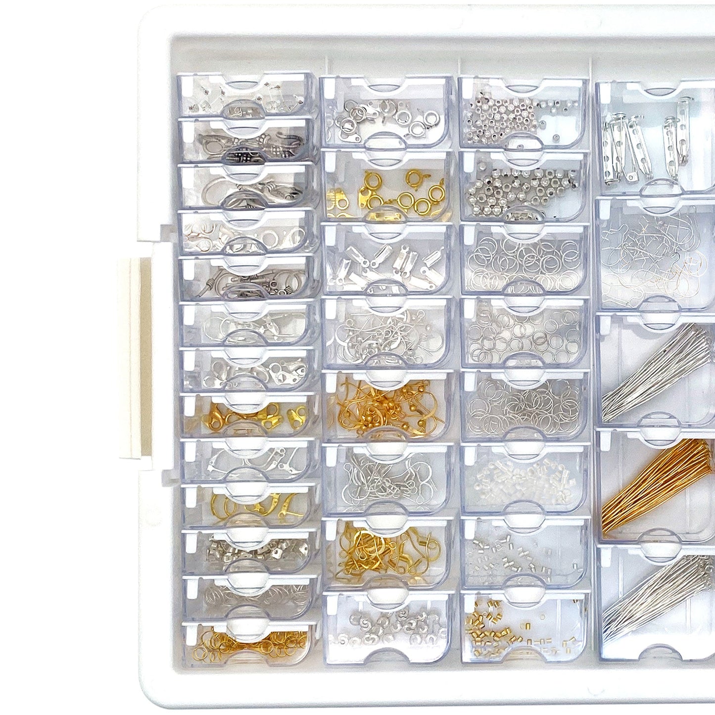Bead Storage Solutions Elizabeth Ward Mixed Bead Tray with Jewelry Findings Tray