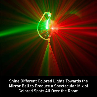 Eliminator Lighting 16 Inch Mirror Disco Ball with Rotating Tripod Stand