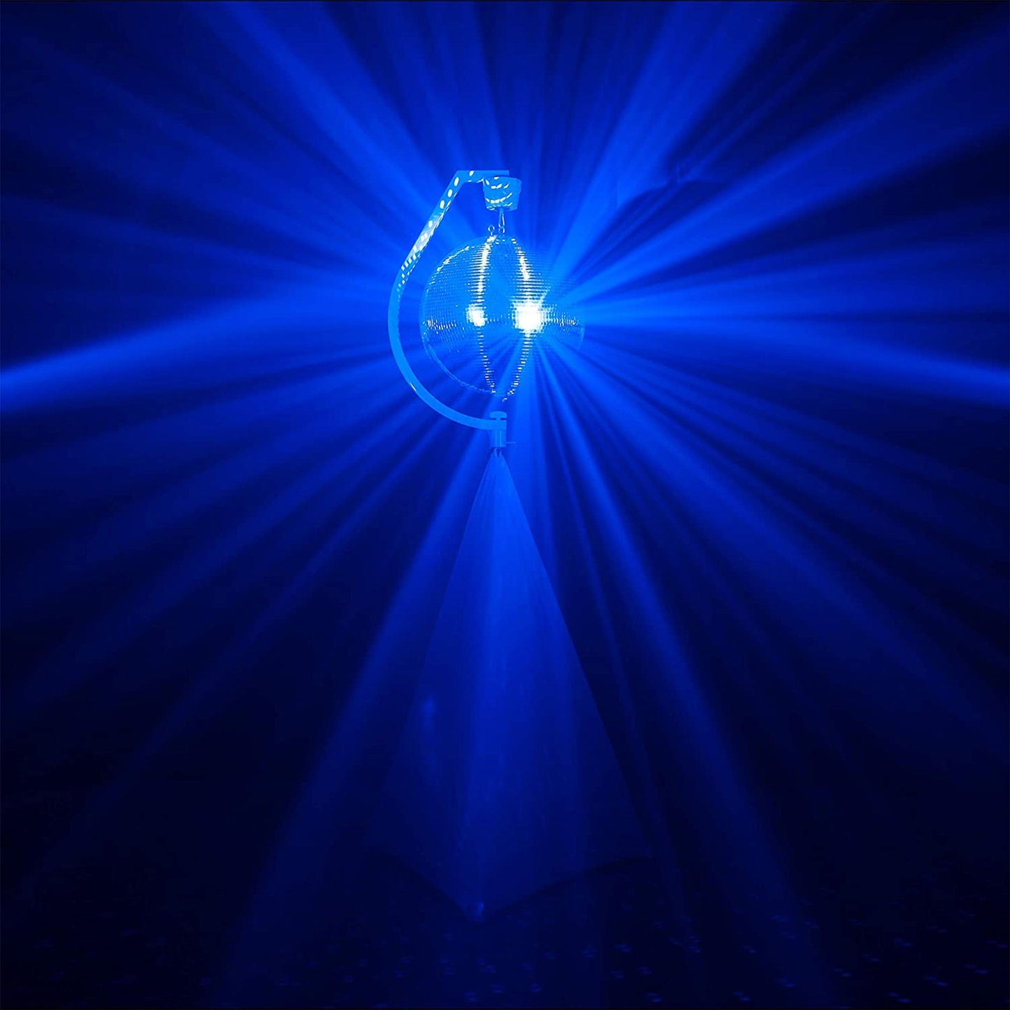 Eliminator Lighting 16 Inch Mirror Disco Ball with Rotating Tripod Stand