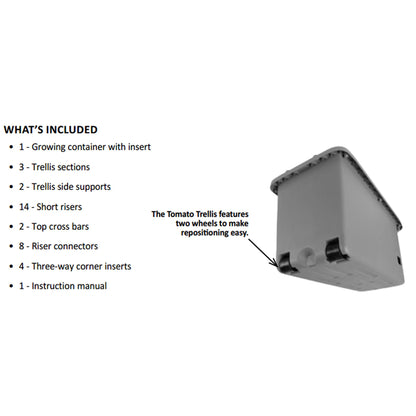 Hydrofarm 10 Gal Gardener w/Trellis Tower & FoxFarm Ocean Forest Soil, 12 Qt