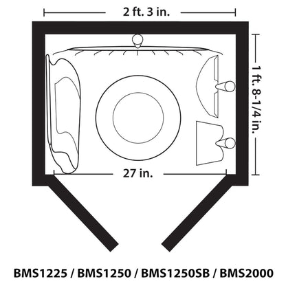 Suncast 22 Cubic Feet All-Weather Vertical Tall Outdoor Storage Shed, Brown