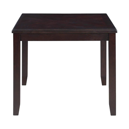 New Classic Furniture Gia Dining Collection with 48" Table and 4 Chairs, Ebony