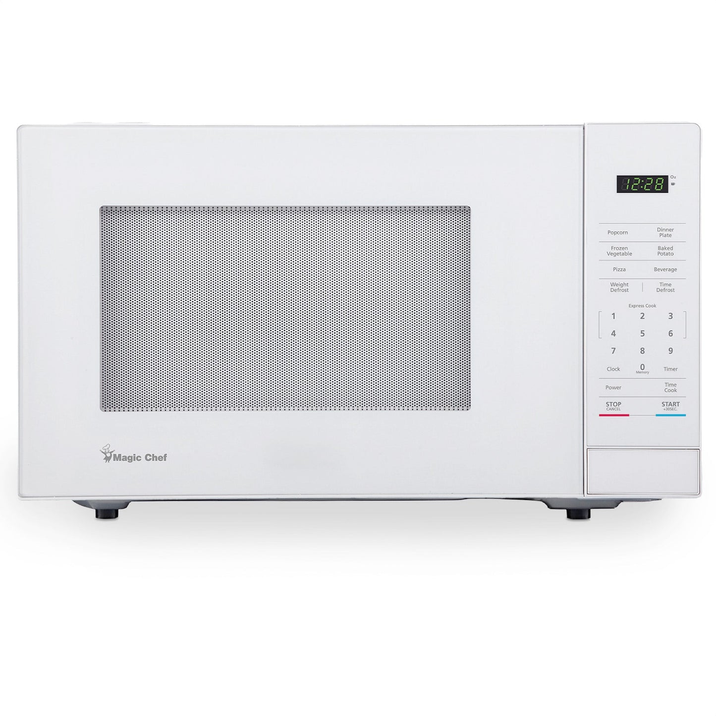 Magic Chef 1000 Watt 1.1 Cubic Feet Digital Touch Countertop Microwave, White