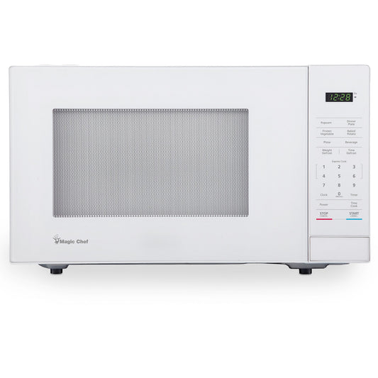 Magic Chef 1000 Watt 1.1 Cubic Feet Digital Touch Countertop Microwave, White