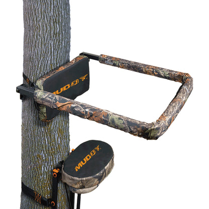 Muddy The Boss Hang On Hunting Tree Stand Platform & Flip Up Shooting Rail Rest