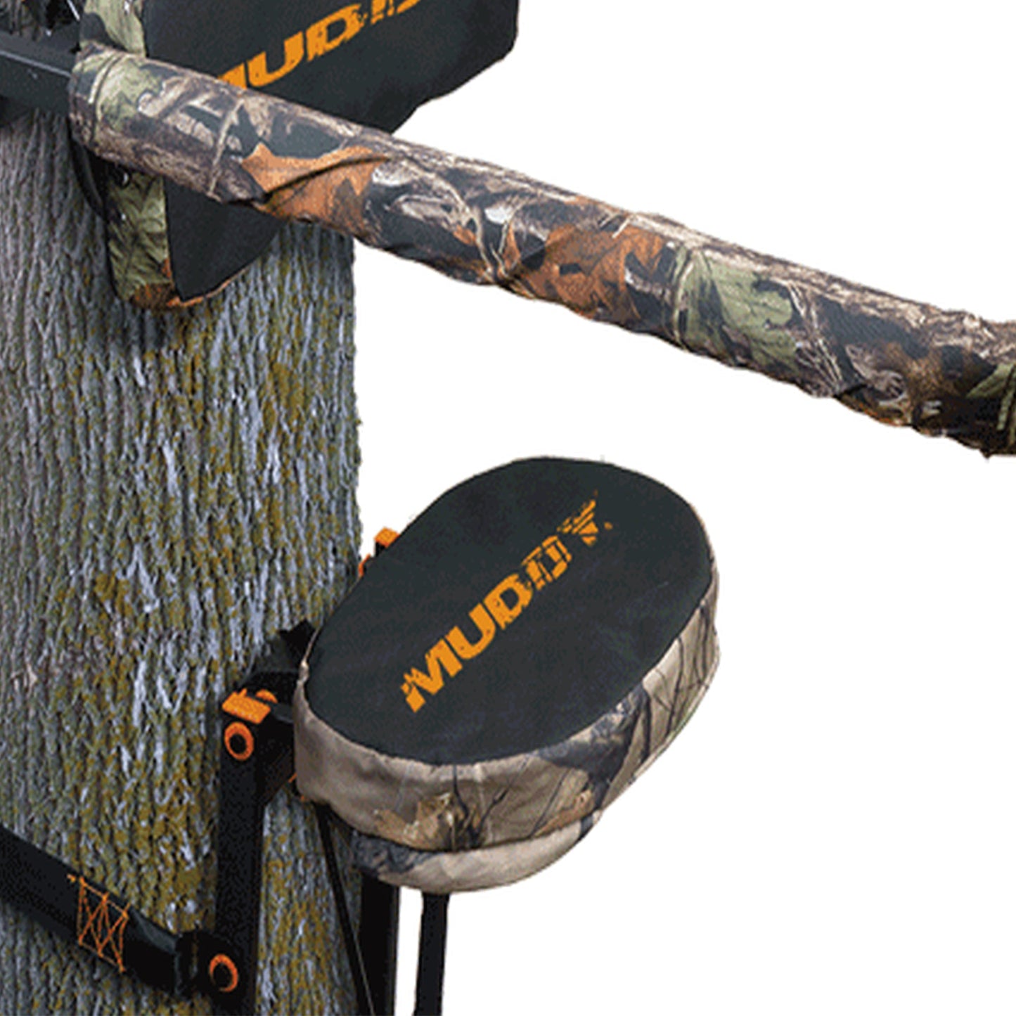 Muddy The Boss Hang On Hunting Tree Stand Platform & Flip Up Shooting Rail Rest