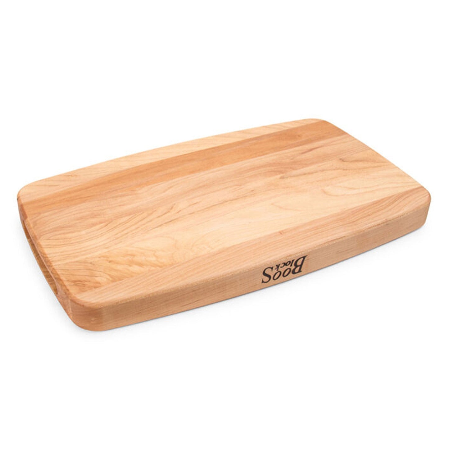 John Boos Large Maple Wood Edge Grain Kitchen Cutting Board, 18" x 11" x 1.5"