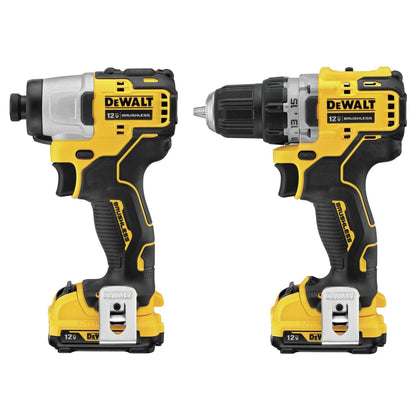 DeWalt XTREME 12V MAX Brushless Motor Drill & Impact Driver Combo Hand Tool Set