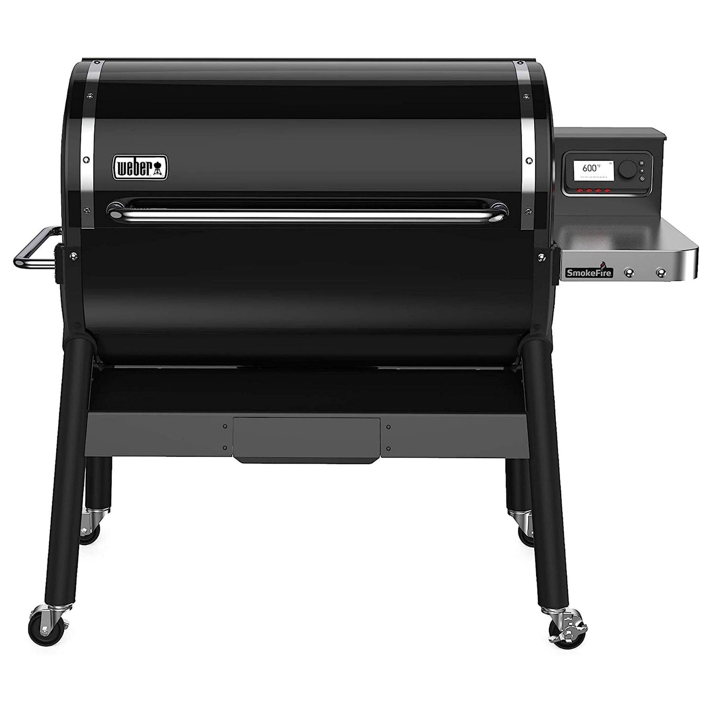 Weber SmokeFire II EX6 36" Stainless Steel Wood Fire Pellet Smart Grill, Black