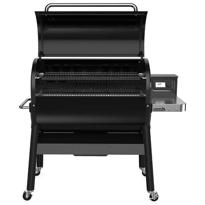 Weber SmokeFire II EX6 36" Stainless Steel Wood Fire Pellet Smart Grill, Black