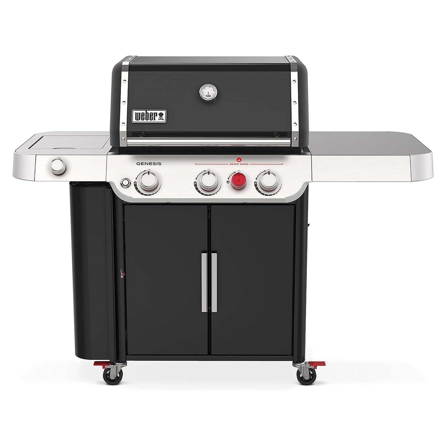 Weber Genesis E-335 Stainless Steel 3 Burner Liquid Propane Gas Grill, Black