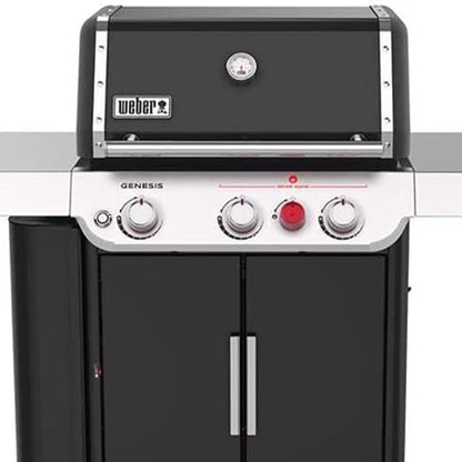 Weber Genesis SI E-330 Stainless Steel 3 Burner Liquid Propane Gas Grill, Black