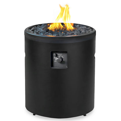 Four Seasons Courtyard 50,000 BTU Outdoor Column Portable Gas Fire Pit (Damaged)