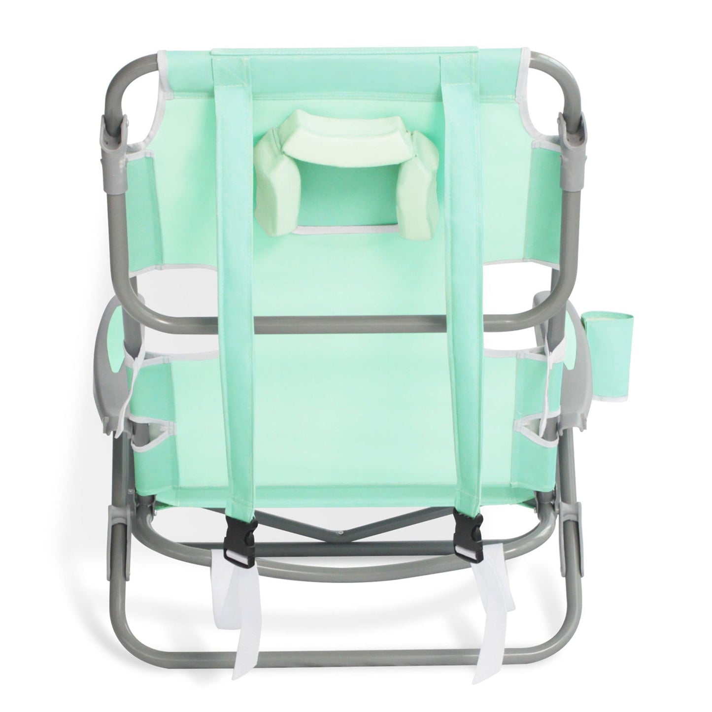 Ostrich On-Your-Back Outdoor Reclining Beach Lounge Pool Chair, Teal, 3 Pack