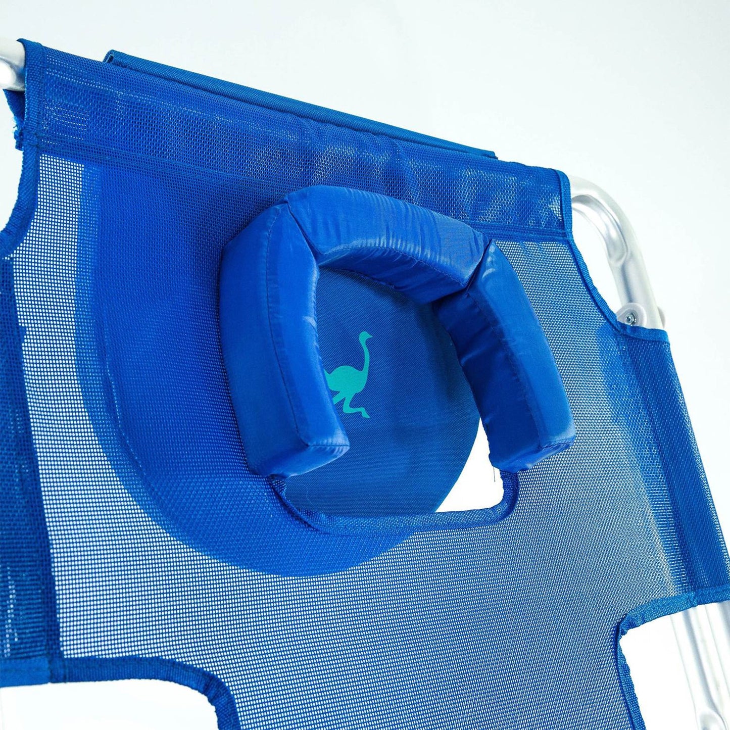 Ostrich 3N1 Reclining Chair and Ladies Comfort On-Your-Back Beach Chair, Blue